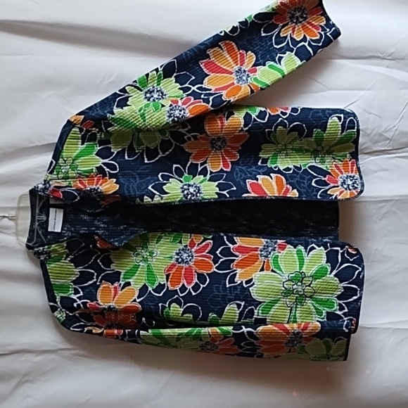 Alfred Dunner floral lightweight jacket size 14 - Picture 1 of 5